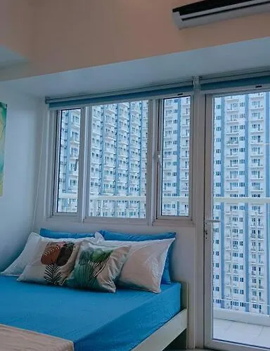 1br Condotel With Balcony At Sm Light Residences #lt04 شقة