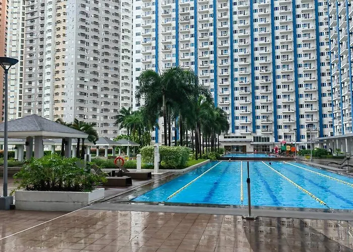 شقة 1br Condotel With Balcony At Sm Light Residences #lt04 *